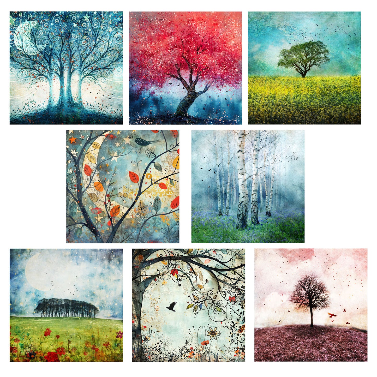 Selection Pack Of 8 Cards - Pack 2